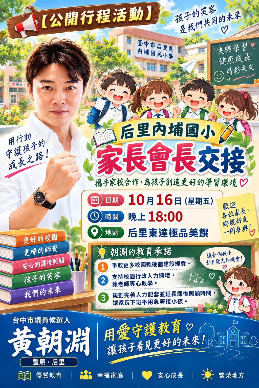 后里內埔國小家長會長交接